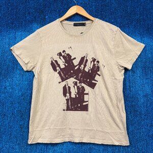 Blondie is a Group Collage Distressed Oversized Band Tee M